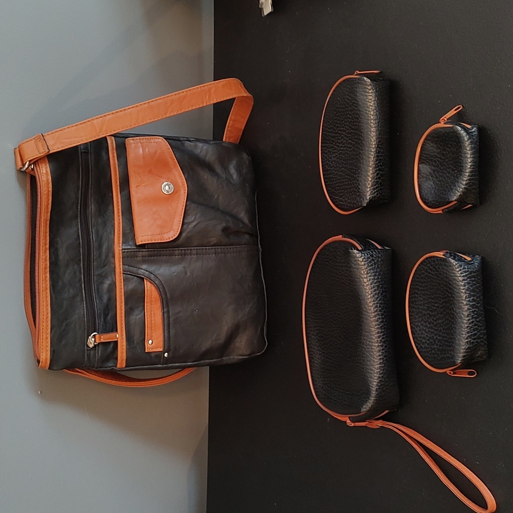 Rosetti crossbody and 4 piece accessories